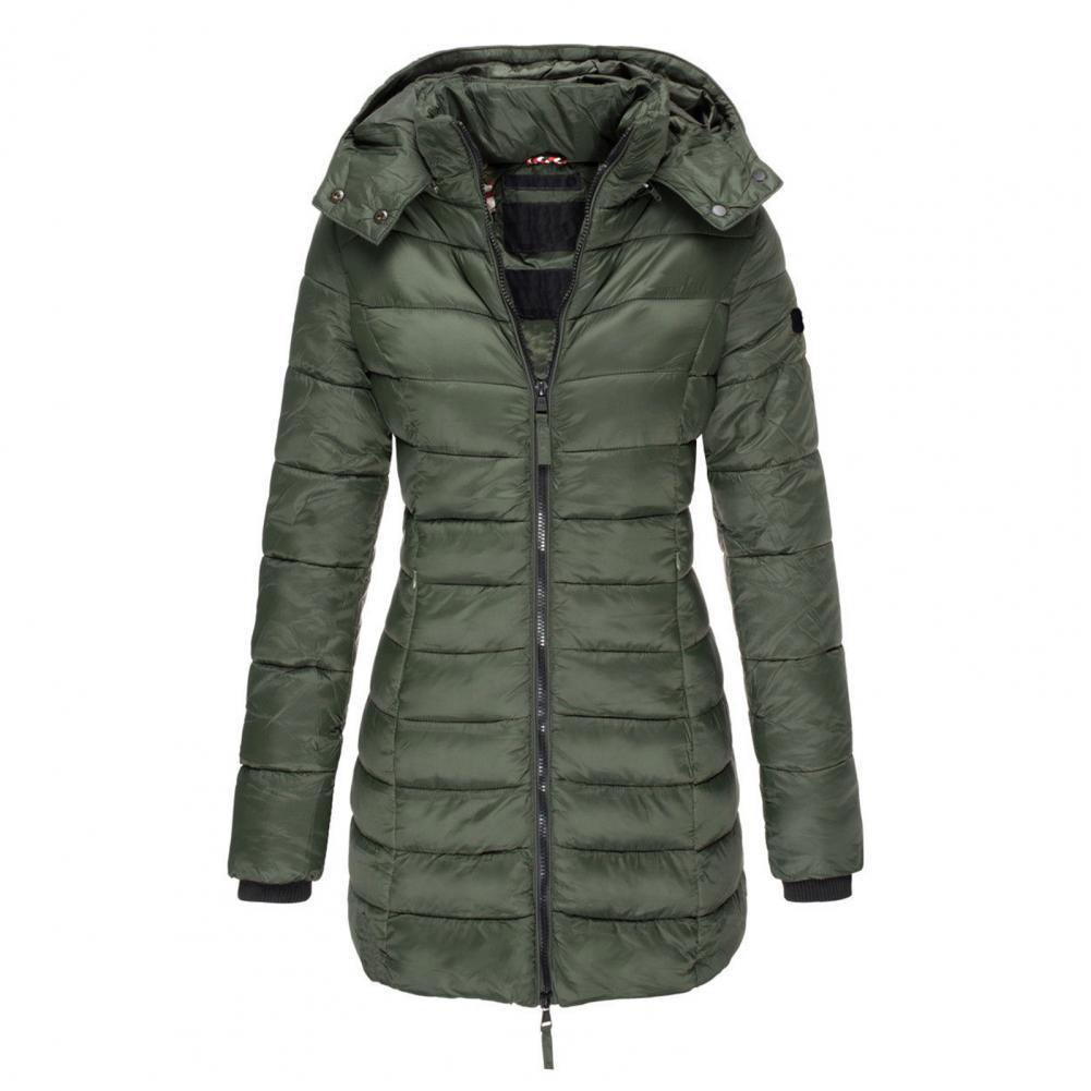 Sloane - Elegant versatile quilted coat with removable hood