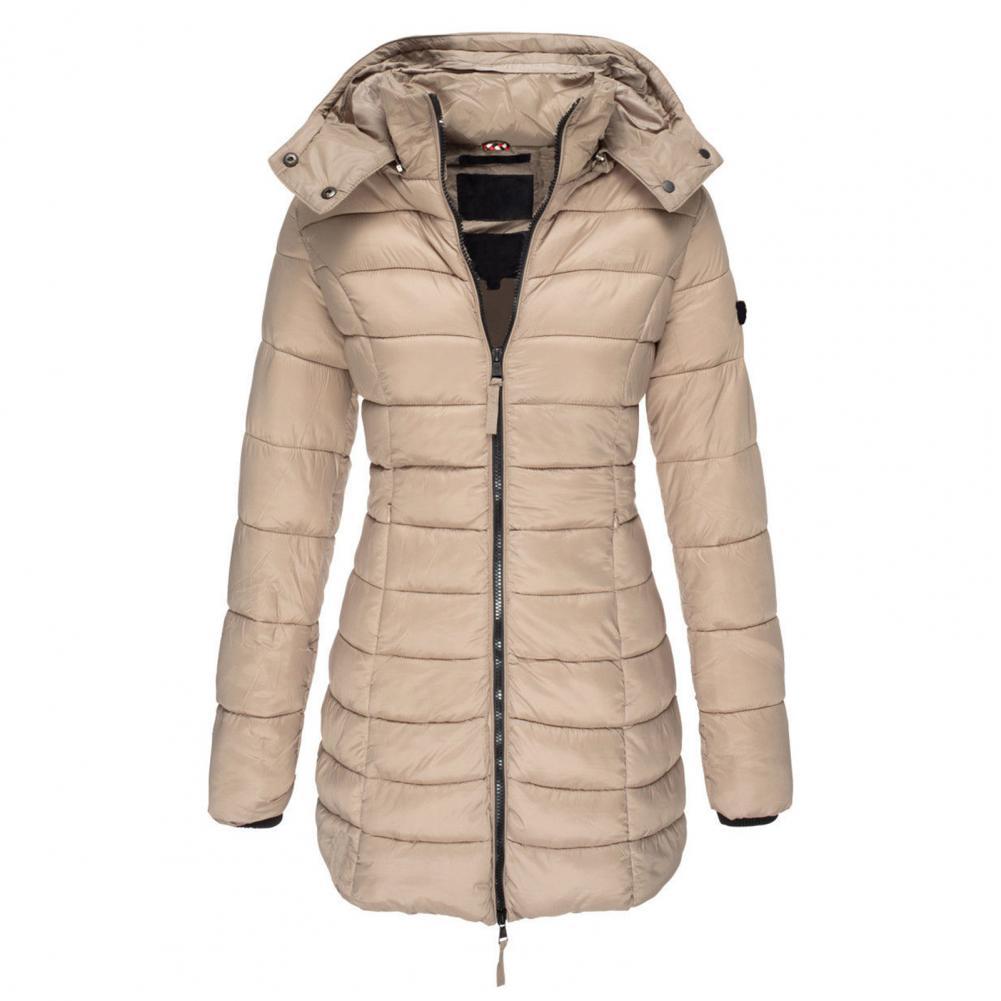 Sloane - Elegant versatile quilted coat with removable hood