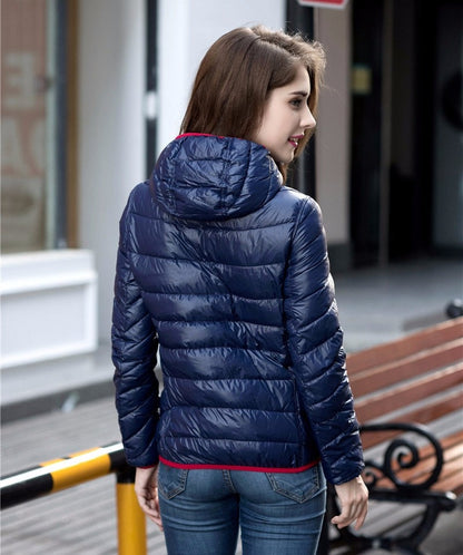 Aoife | Reversible Women's Down Jacket for Ultimate Comfort and Style | Warm, Chic, Travel-Friendly