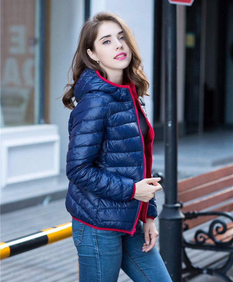 Aoife | Reversible Women's Down Jacket for Ultimate Comfort and Style | Warm, Chic, Travel-Friendly