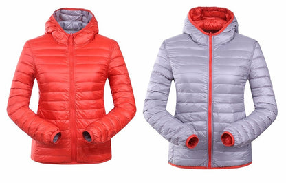 Aoife | Reversible Women's Down Jacket for Ultimate Comfort and Style | Warm, Chic, Travel-Friendly