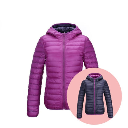 Aoife | Reversible Women's Down Jacket for Ultimate Comfort and Style | Warm, Chic, Travel-Friendly