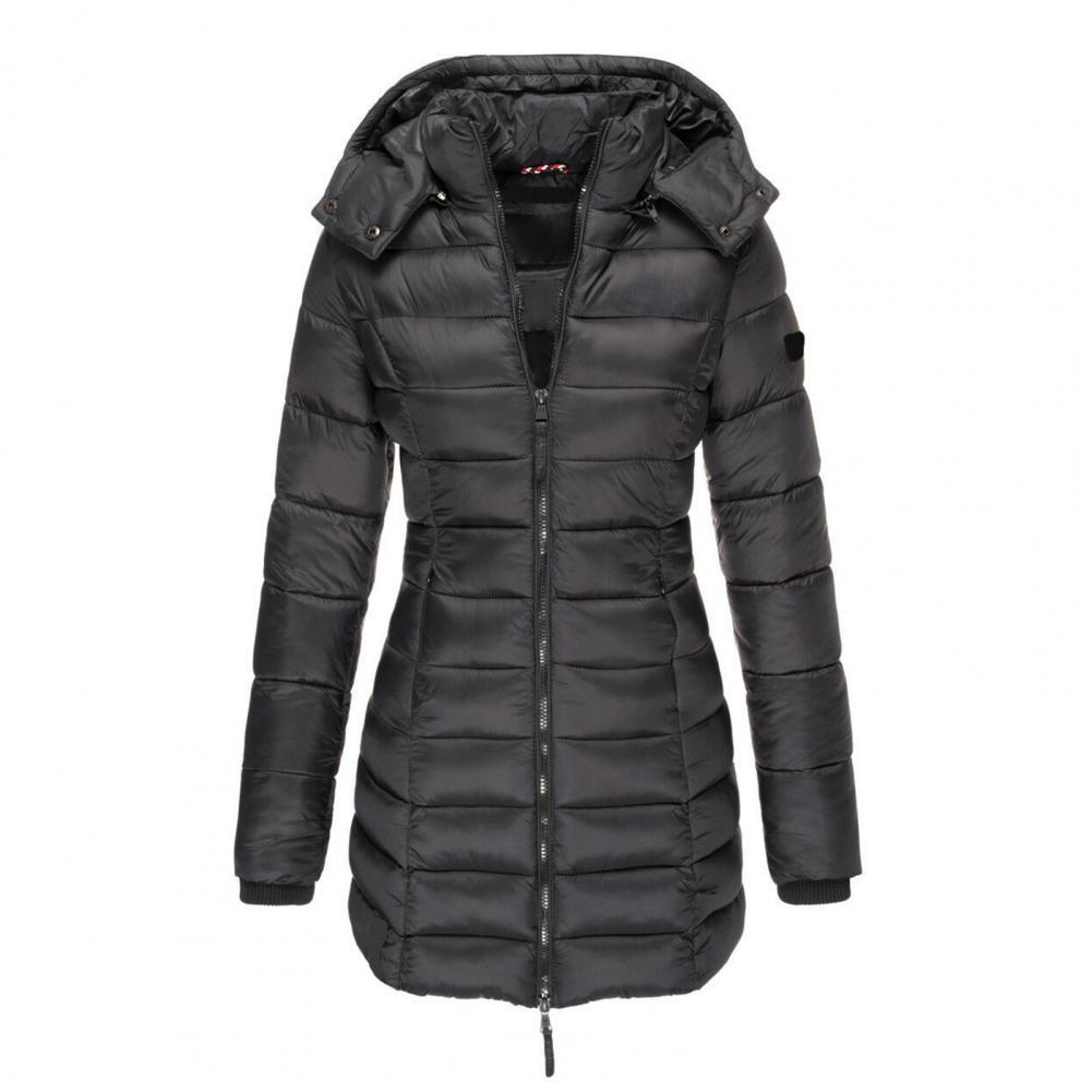 Sloane - Elegant versatile quilted coat with removable hood