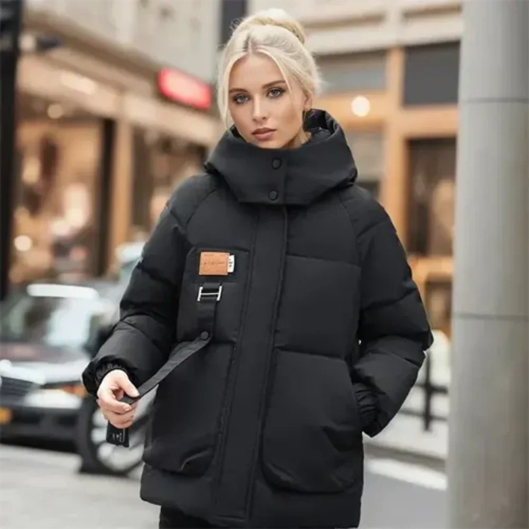 Niamh | Chic Women's Quilted Hooded Jacket for All-Weather Style | Warm, Versatile, Comfortable