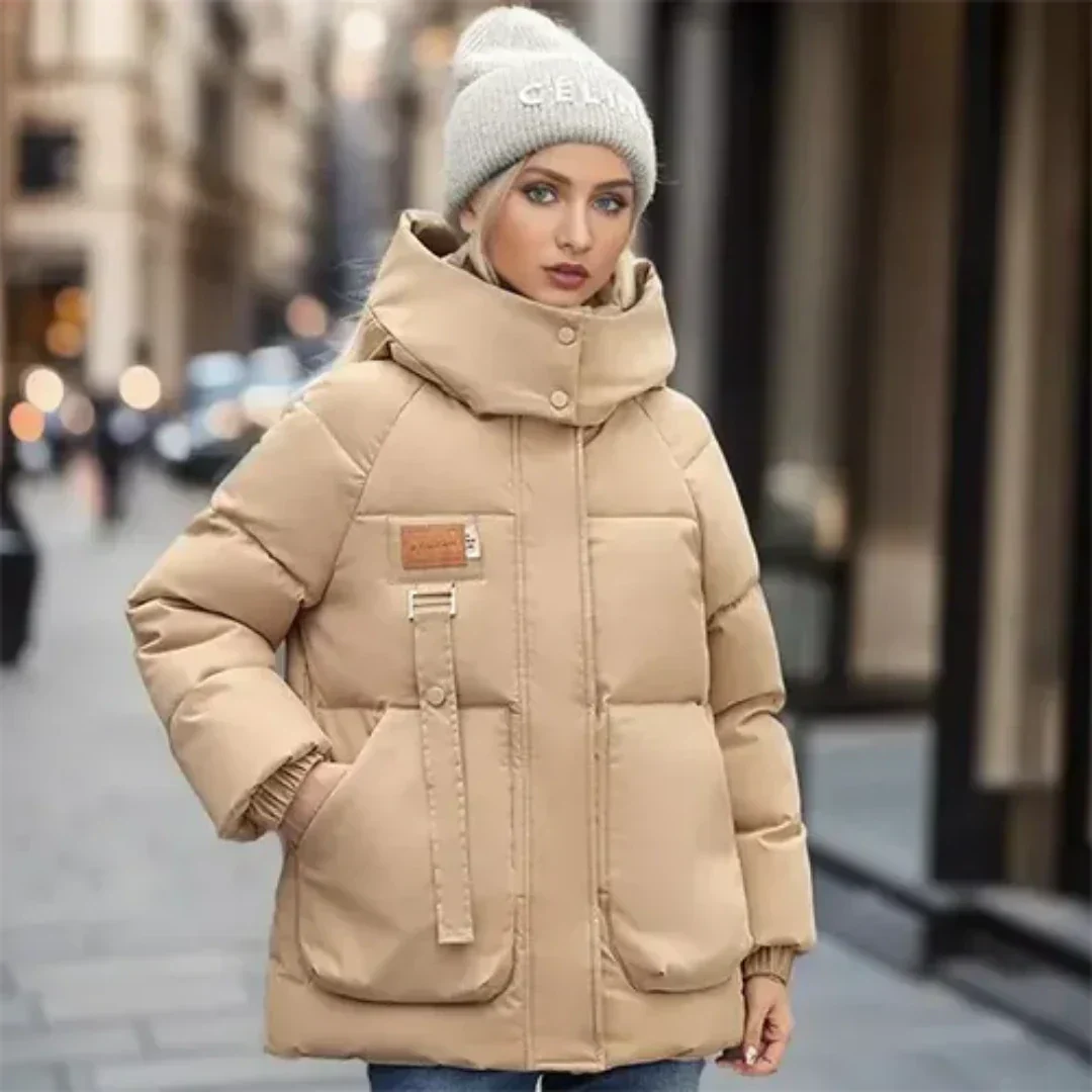 Niamh | Chic Women's Quilted Hooded Jacket for All-Weather Style | Warm, Versatile, Comfortable