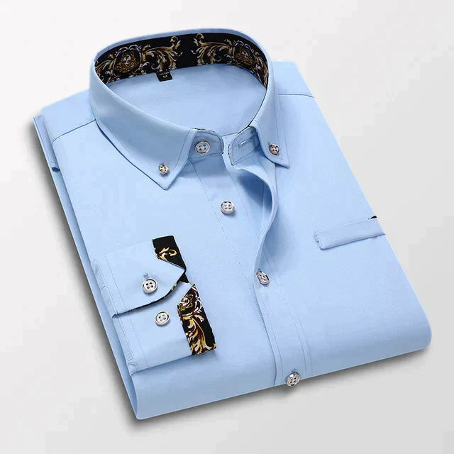 Liam | Contemporary Men's Shirt in Luxurious Fabric | Stylish, Comfortable, Versatile