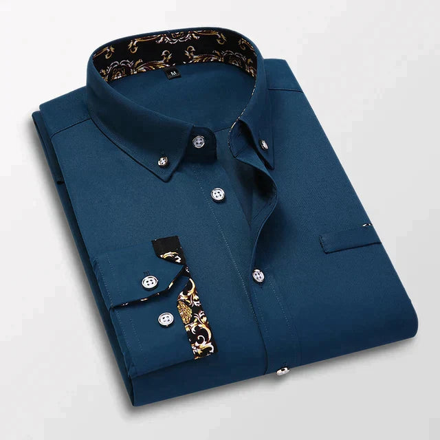 Liam | Contemporary Men's Shirt in Luxurious Fabric | Stylish, Comfortable, Versatile