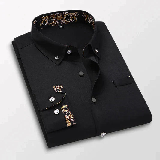 Liam | Contemporary Men's Shirt in Luxurious Fabric | Stylish, Comfortable, Versatile