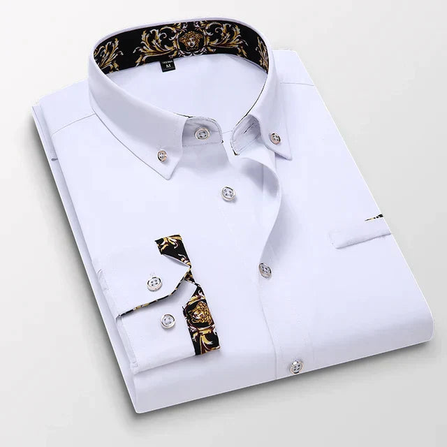 Liam | Contemporary Men's Shirt in Luxurious Fabric | Stylish, Comfortable, Versatile