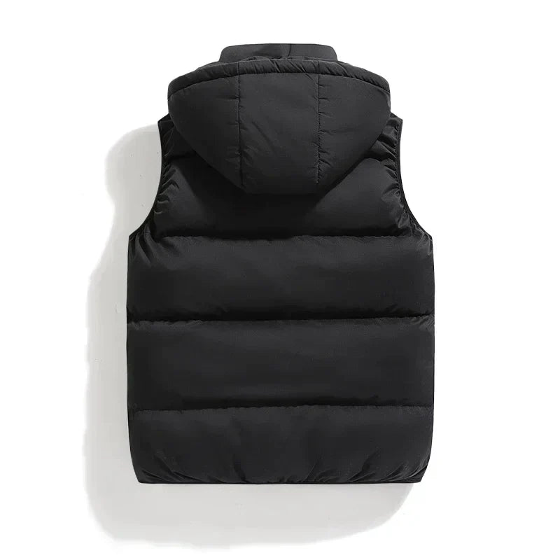 Kieran | Men's Stylish Gilet with Detachable Hood | Comfortable, Weather-Resistant, Versatile