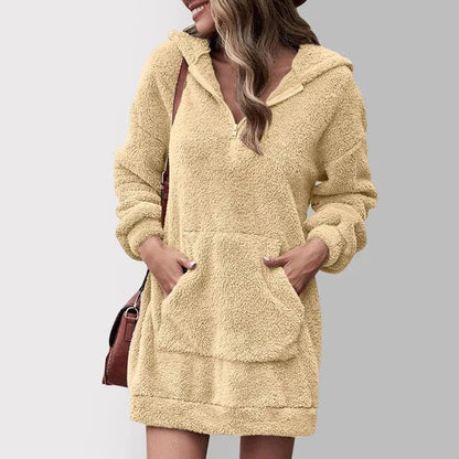 Patrina - Oversized Warm Hooded Jacket