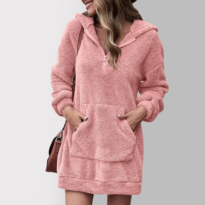 Patrina - Oversized Warm Hooded Jacket