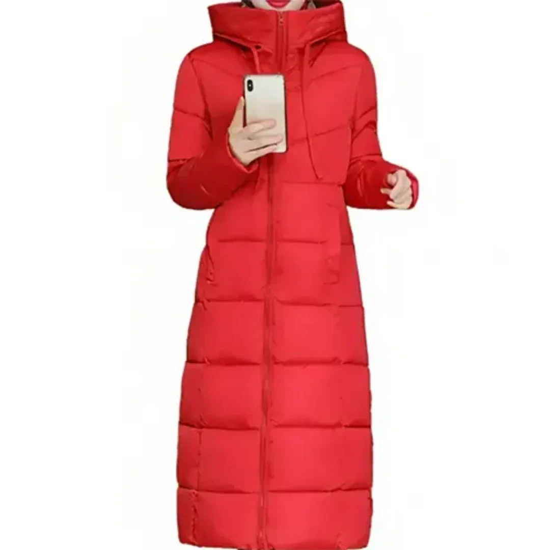 Aisling | Chic Women's Long Quilted Coat | Stylish, Warm, Versatile, Comforting