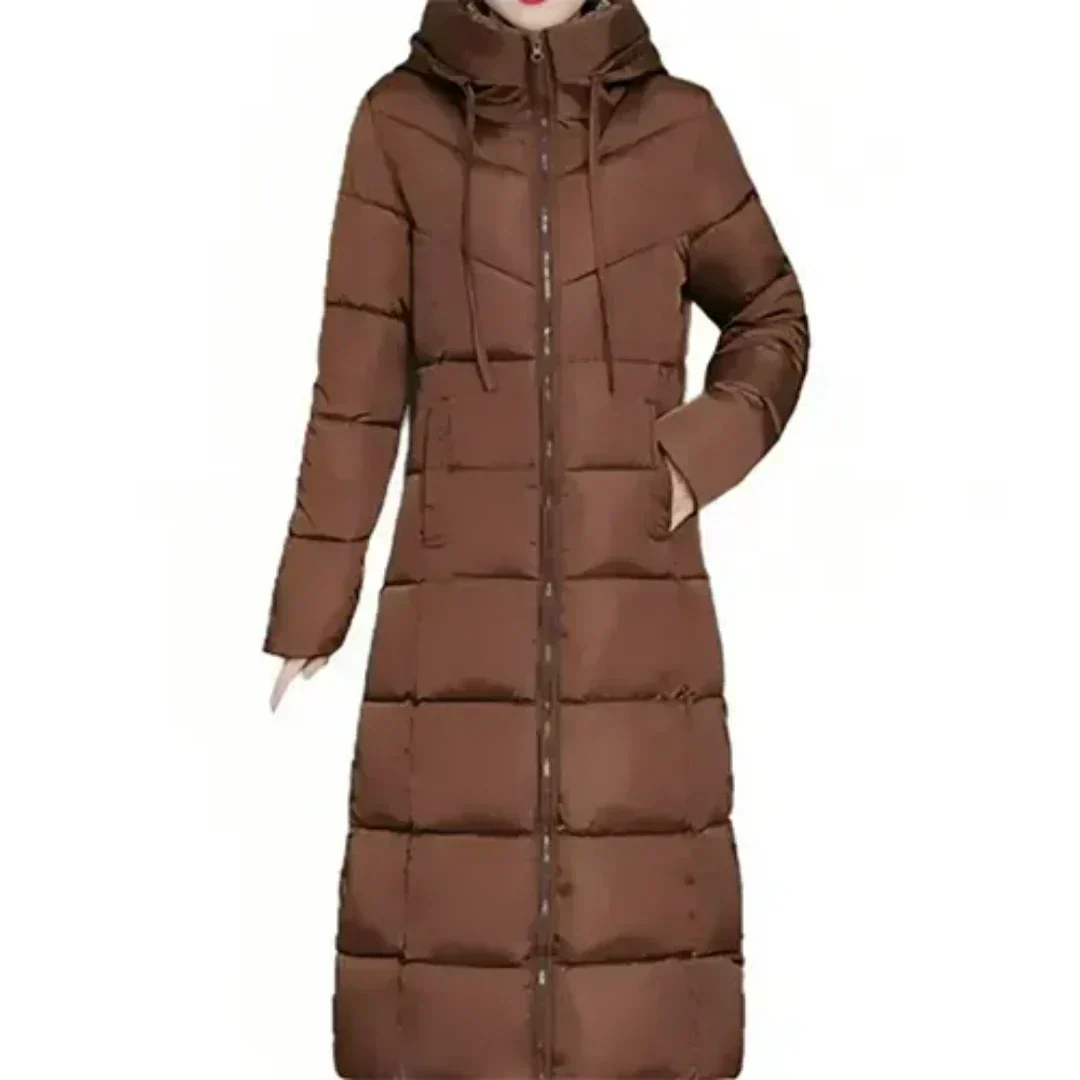 Aisling | Chic Women's Long Quilted Coat | Stylish, Warm, Versatile, Comforting