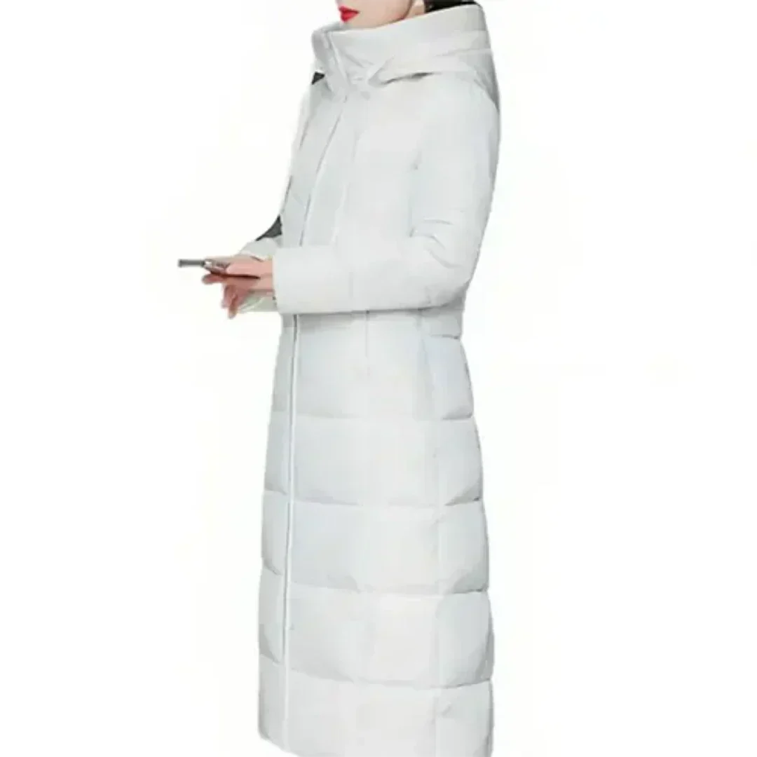 Aisling | Chic Women's Long Quilted Coat | Stylish, Warm, Versatile, Comforting