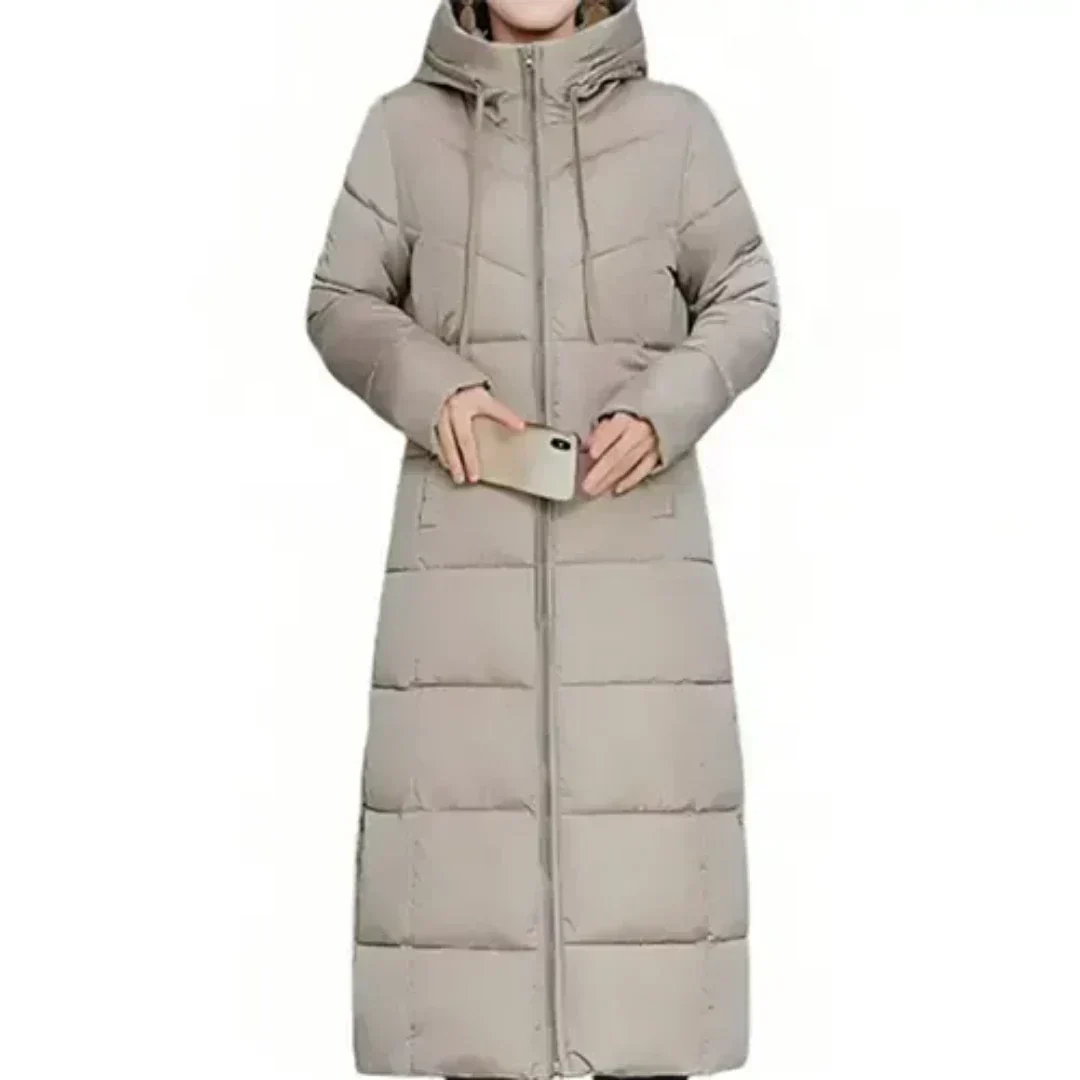 Aisling | Chic Women's Long Quilted Coat | Stylish, Warm, Versatile, Comforting