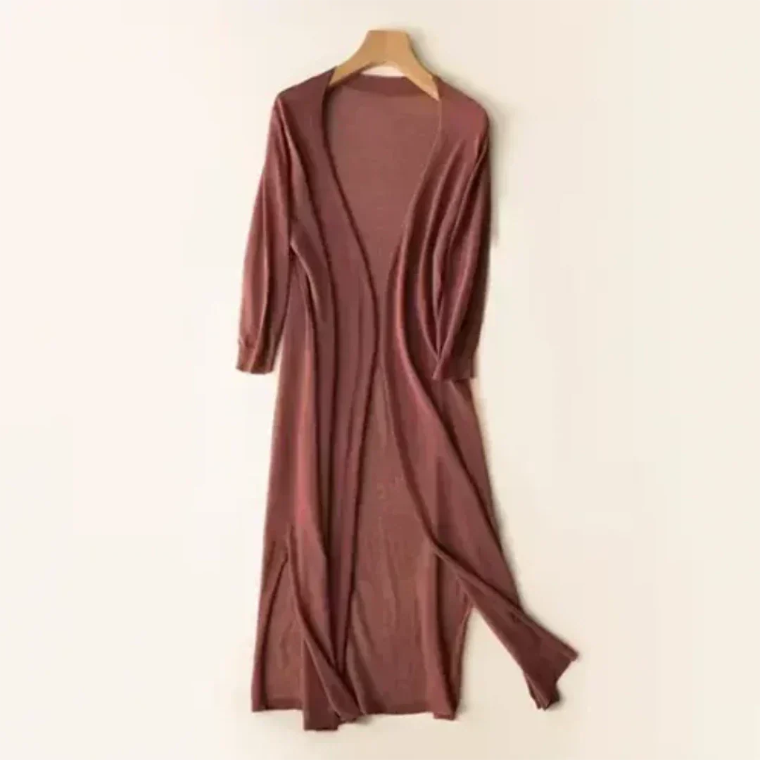 Aisling | Effortless Women's Long Cardigan | Soft, Warm, Versatile Layering Essential