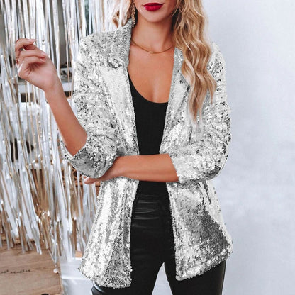 Britney - Stylish versatile sequin blazer