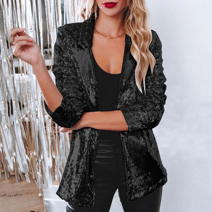 Britney - Stylish versatile sequin blazer