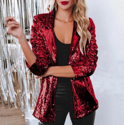 Britney - Stylish versatile sequin blazer