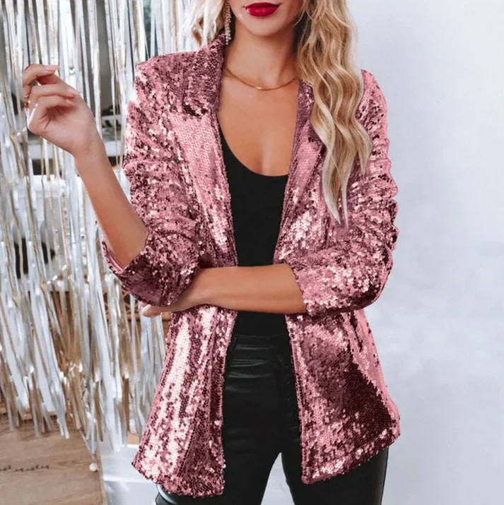 Britney - Stylish versatile sequin blazer