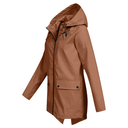 Aisling | Elegant Women's Long Waterproof Trench Coat | Chic, Lightweight, Durable