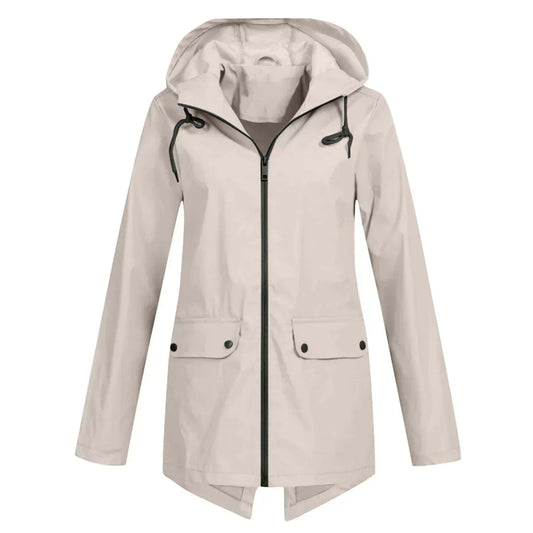 Aisling | Elegant Women's Long Waterproof Trench Coat | Chic, Lightweight, Durable