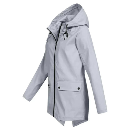 Aisling | Elegant Women's Long Waterproof Trench Coat | Chic, Lightweight, Durable