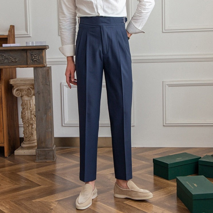 O'Sullivan | Elegant High-Waisted Leather Belt Trousers | Stylish, Comfortable Fit