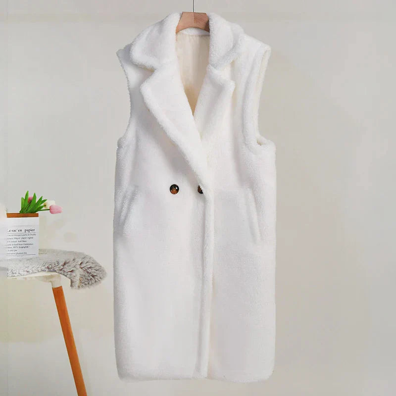 Jaina - Casual Warm Fleece Sleeveless Vest