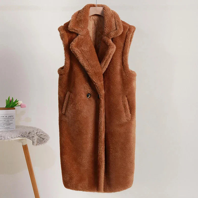 Jaina - Casual Warm Fleece Sleeveless Vest