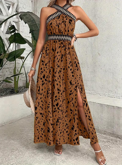 Beverlyn - Elegant sleeveless boho maxi dress