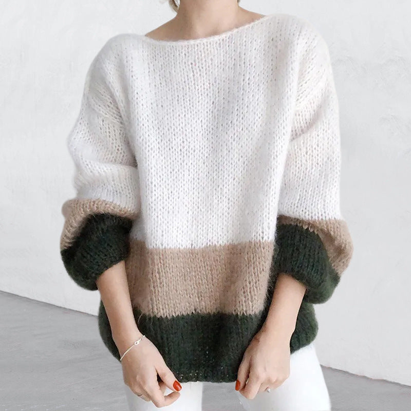Clarinda - Chunky knit stylish warm sweater