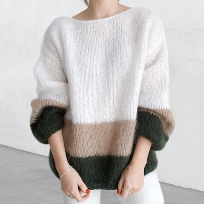 Clarinda - Chunky knit stylish warm sweater