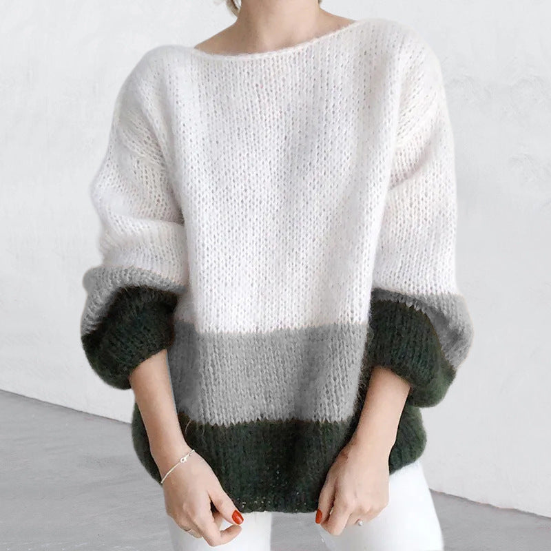 Clarinda - Chunky knit stylish warm sweater