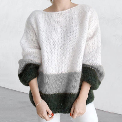 Clarinda - Chunky knit stylish warm sweater