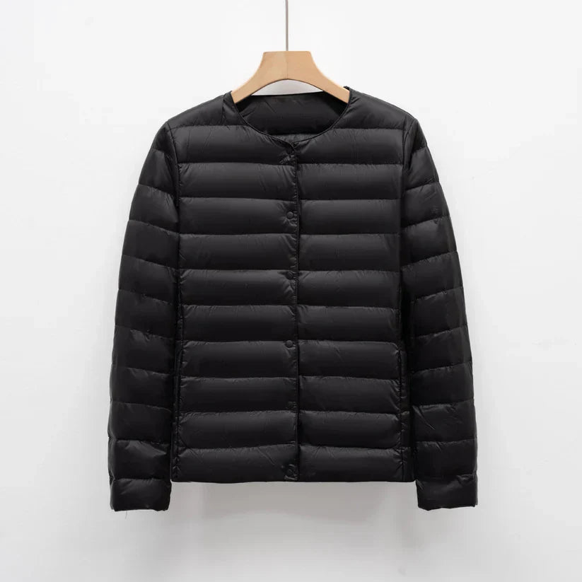 Fannie - Elegant warm padded button jacket