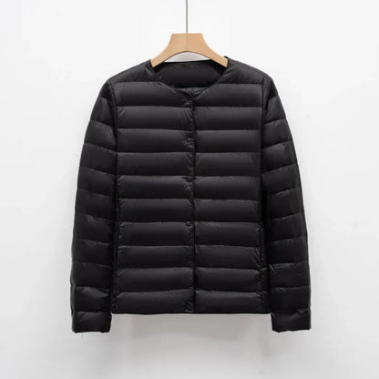 Fannie - Elegant warm padded button jacket