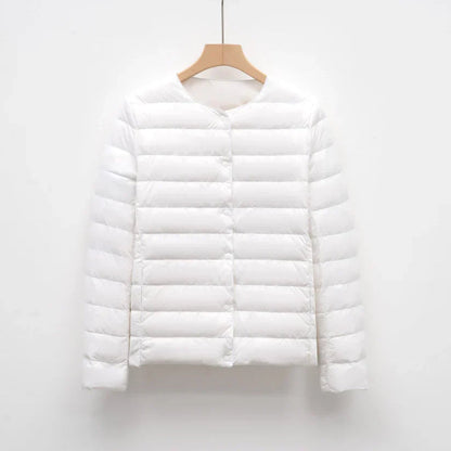 Fannie - Elegant warm padded button jacket