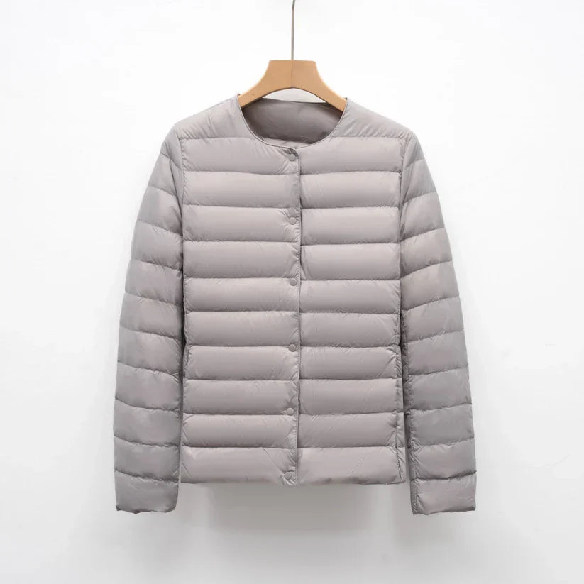 Fannie - Elegant warm padded button jacket