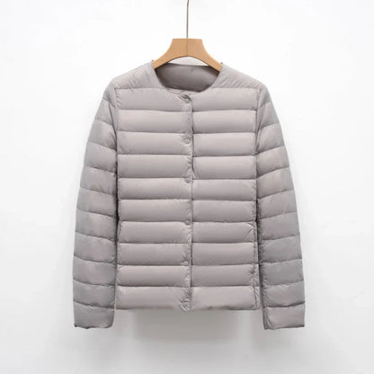 Fannie - Elegant warm padded button jacket
