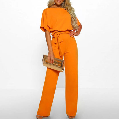 Suzette - Elegant straight-leg jumpsuit