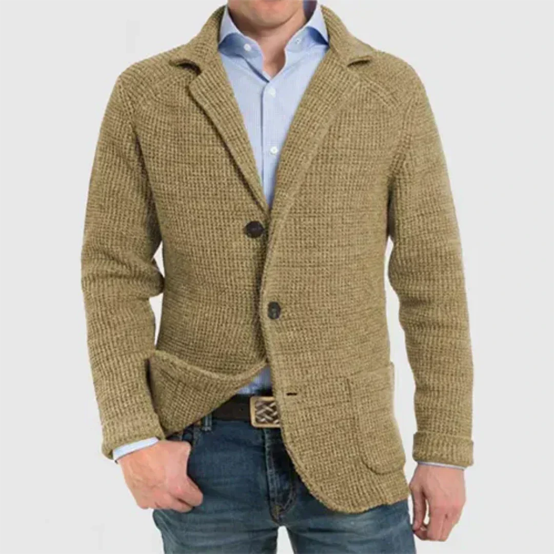 Eamon | Elegant Men's Knit Cardigan | Warm, Stylish, and Versatile Design