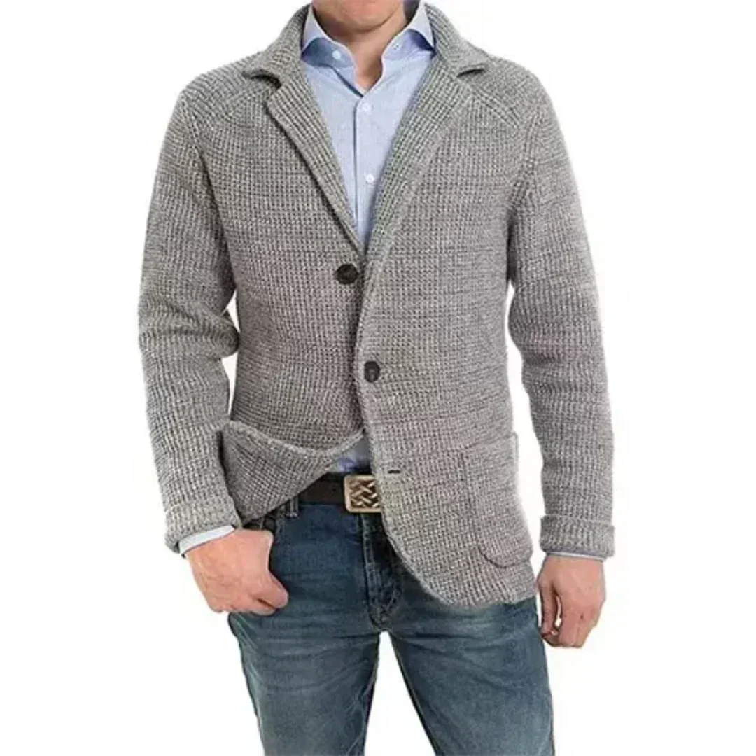 Eamon | Elegant Men's Knit Cardigan | Warm, Stylish, and Versatile Design