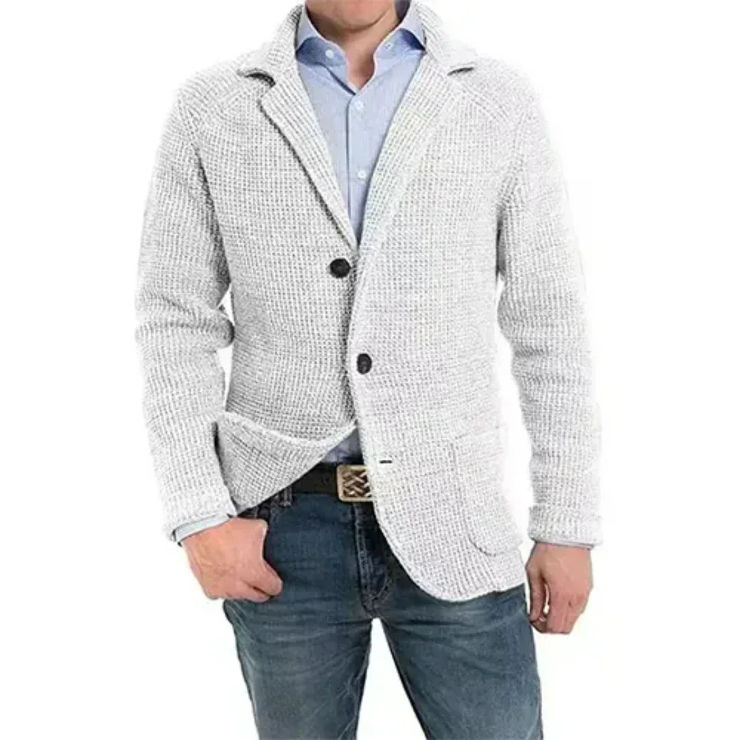 Eamon | Elegant Men's Knit Cardigan | Warm, Stylish, and Versatile Design