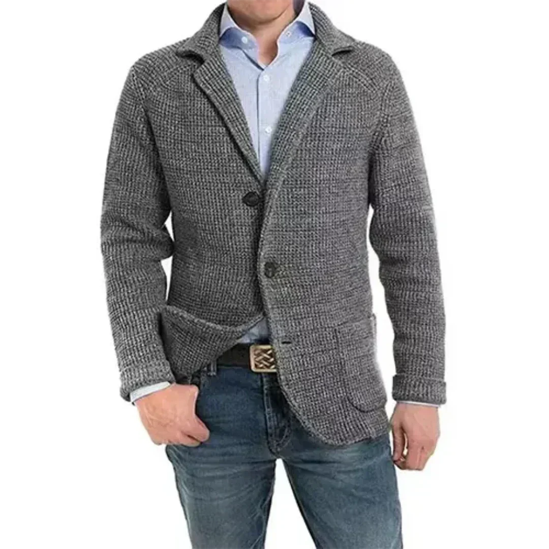 Eamon | Elegant Men's Knit Cardigan | Warm, Stylish, and Versatile Design