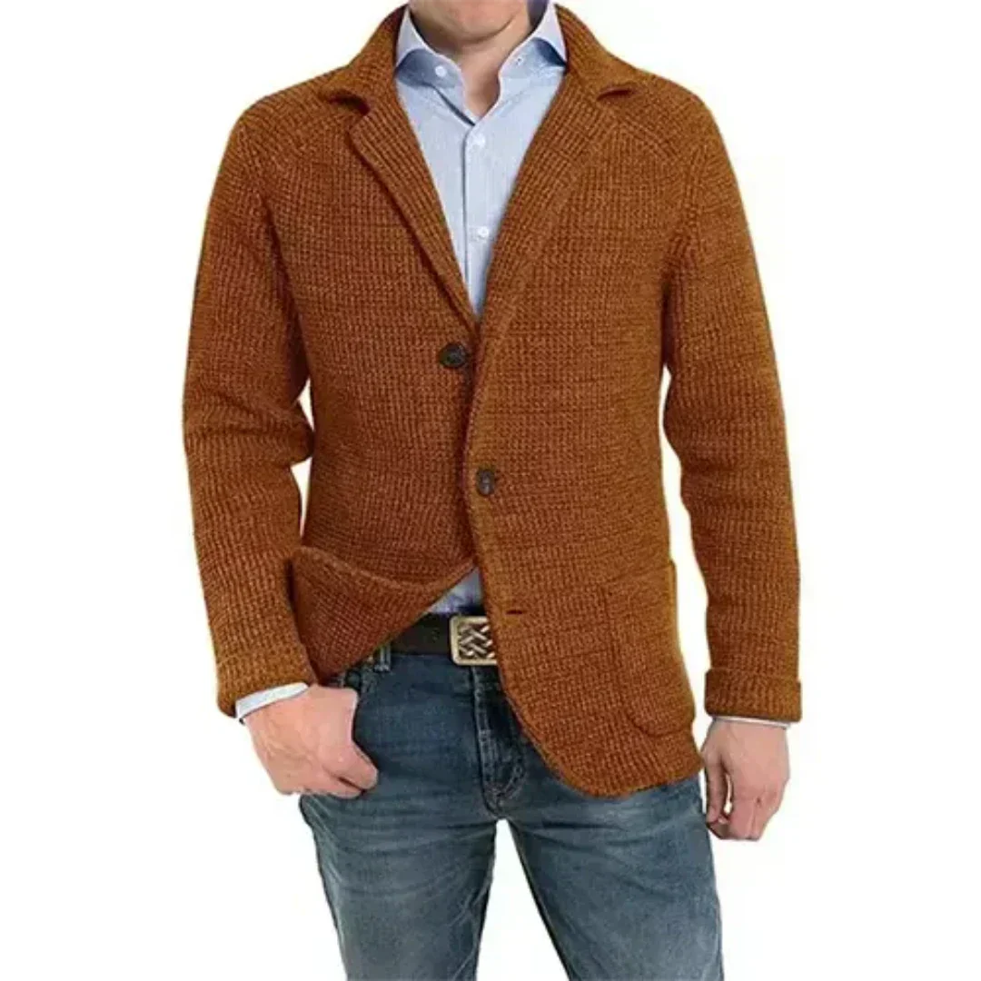 Eamon | Elegant Men's Knit Cardigan | Warm, Stylish, and Versatile Design