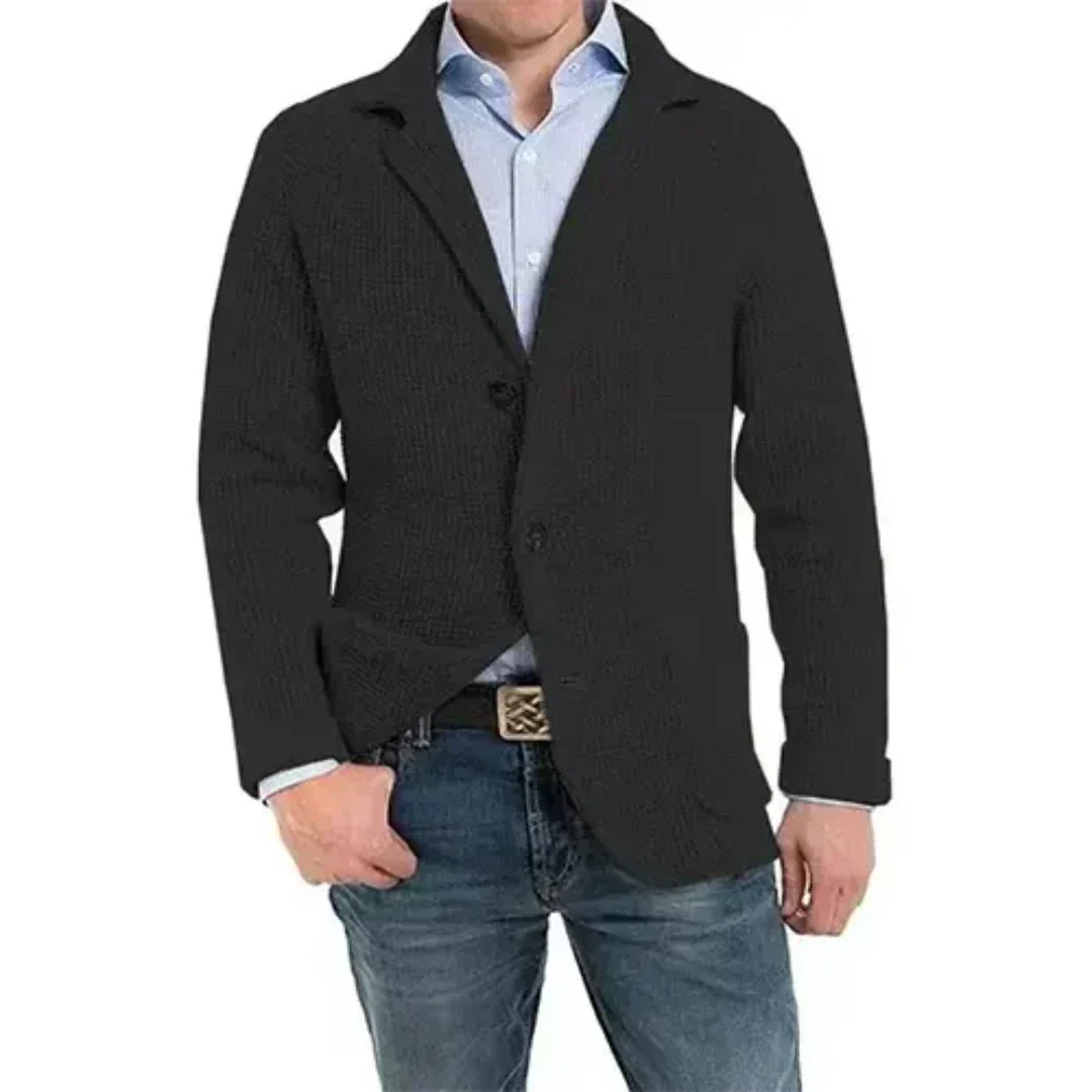 Eamon | Elegant Men's Knit Cardigan | Warm, Stylish, and Versatile Design