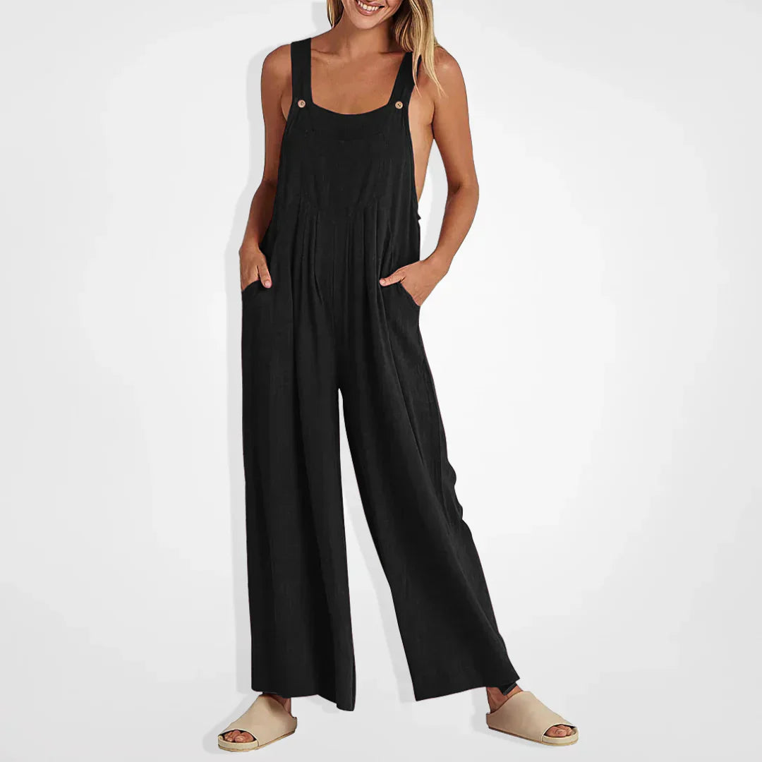 Aisling | Effortless Wide Leg Jumpsuit for Women | Chic, Comfortable, Versatile