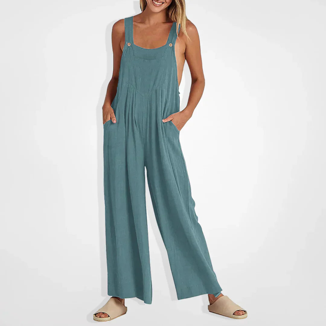 Aisling | Effortless Wide Leg Jumpsuit for Women | Chic, Comfortable, Versatile